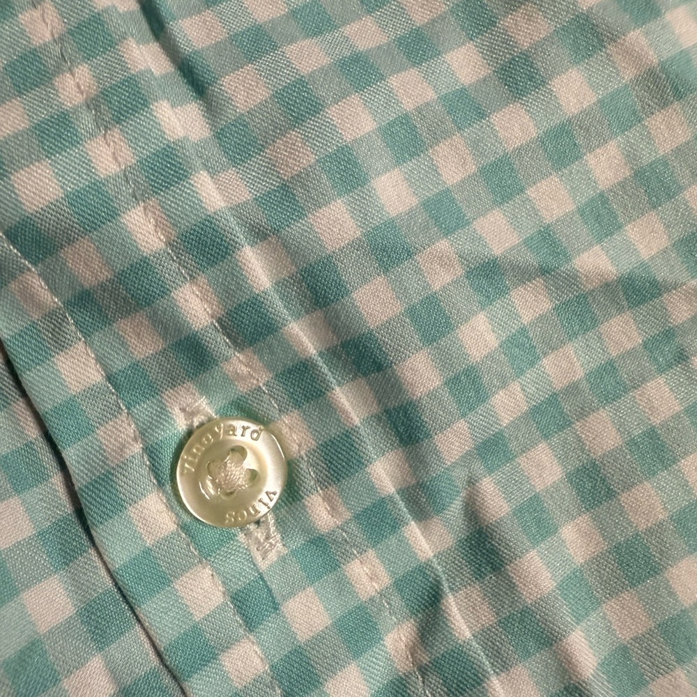 Vineyard Vines On The Go Performance Plaid Long Sleeve Button Down Shirt - Picture 6 of 6